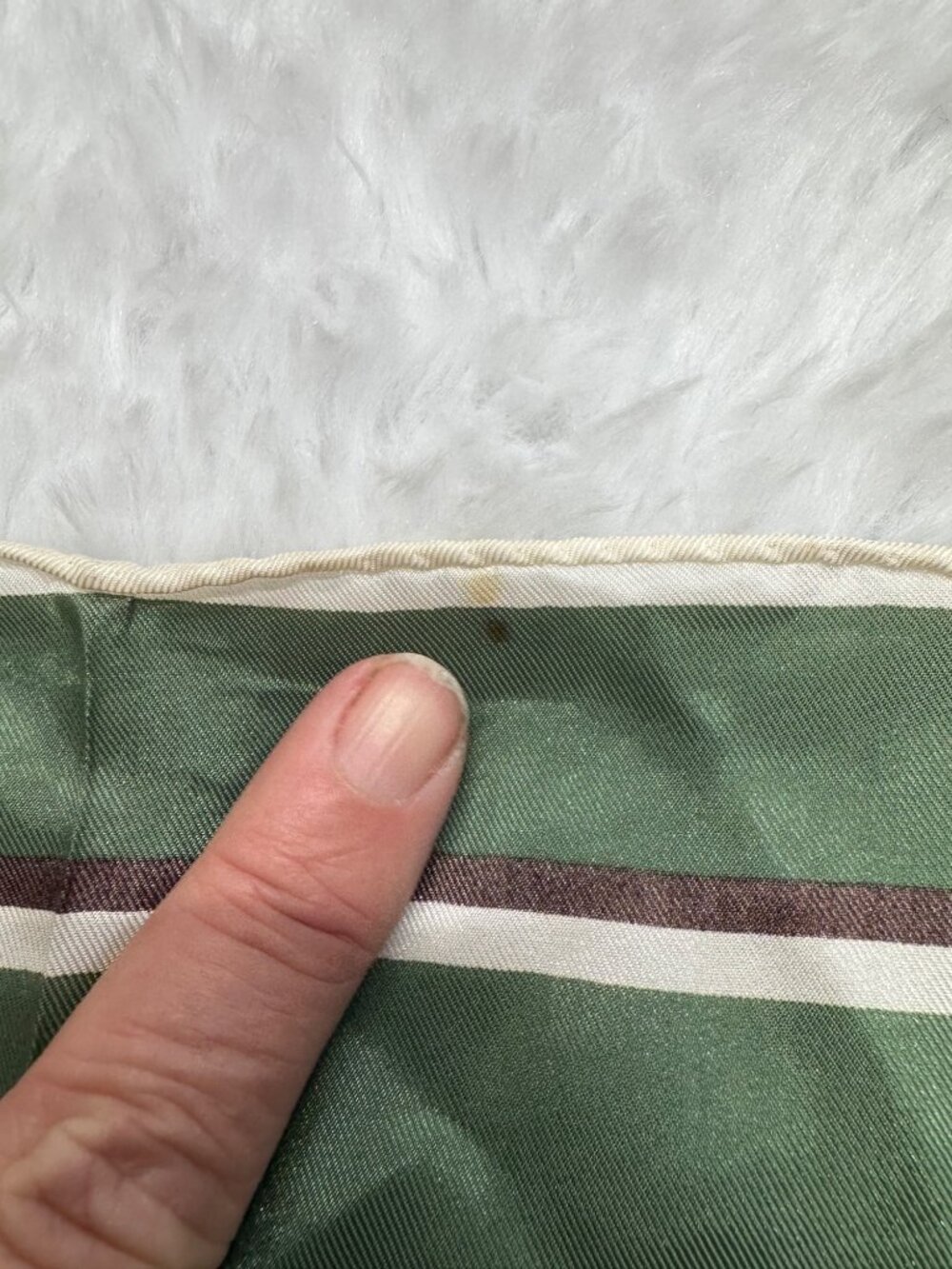 Vintage London Scarf Green Selfridges Tourist Landmark Made in Japan Satin Aceta - Picture 10 of 12